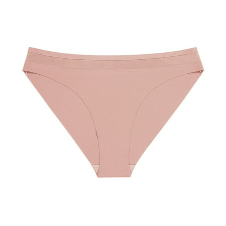TIHLMK Womens Underwear Thongs for Women Pack G String Women Solid Color Lingerie Panties Ladies Thongs Breathable Panties Ladies Underwear Gifts for Women Brown Underwear