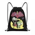 thumbnail image 2 of Mochila con cordón Zim y Gir INVADER ZIM, mochila deportiva para gimnasio, divertidas bolsas con cordón para senderismo, 2 of 5