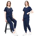 thumbnail image 4 of Bata quirúrgica de dentista, traje dividido para lavarse las manos, ropa de trabajo de enfermería, ropa de enfermera elástica de secado rápido, 4 of 5