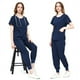 thumbnail image 3 of Bata quirúrgica de dentista, traje dividido para lavarse las manos, ropa de trabajo de enfermería, ropa de enfermera elástica de secado rápido, 3 of 4