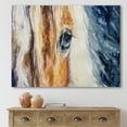 thumbnail image 2 of Designart ' Abstract Close-Up of A Beautiful Horses Eye I ' Farmhouse Canvas Wall Art Print, 2 of 4