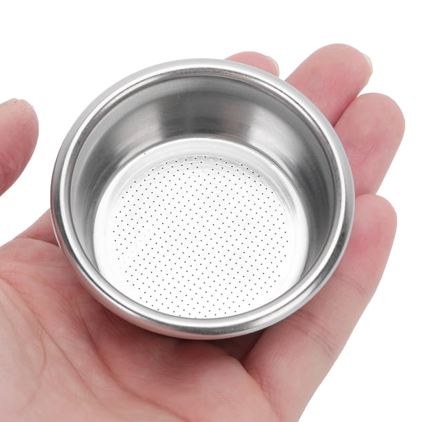 Cesta de filtro de acero inoxidable, filtro de café de 54 mm, cesta sin filtro, filtro para máquina de café, rendimiento inigualable