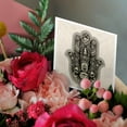 thumbnail image 3 of 3drose, Hand of Fatima Hamsa Mandala Style, 12 Greeting Cards with Envelopes, 3 of 7