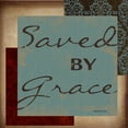 thumbnail image 2 of Greene, Taylor 12x12 Black Ornate Wood Framed with Double Matting Museum Art Print Titled - SAVED BY GRACE, 2 of 4