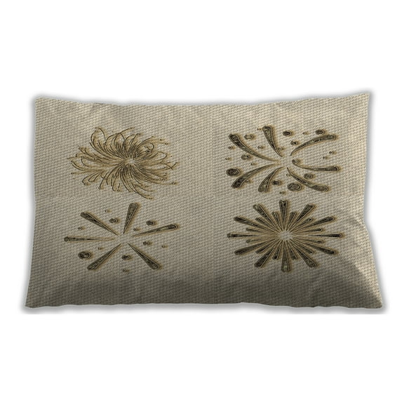 Ahgly Company Indoor Rectangular Contemporary Lumbar Throw Pillow, 13 inch by 19 inch