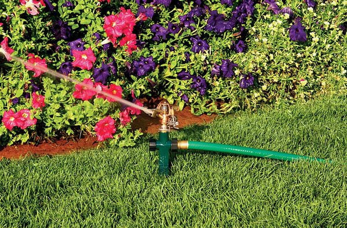 Orbit Metal Heavy Duty Lawn Impact Sprinkler Head & Step Base - Watering, 58214N