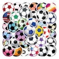 thumbnail image 3 of Decorr 60PCS Soccer Ball Stickers, 1.9" Waterproof Soccer Themed Doodle Stickers, Vinyl Soccer Stickers for Water Bottles, Laptop, Luggage & Car Decor, 3 of 7