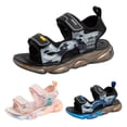 thumbnail image 4 of Zanarzt Toddler Sandals Boys Open Toe Boys Girls Sandals Open Toe Summer Outdoor Unisex Child Sport Sandals Athletic Lightweight(Toddler/Little Kid/Big Kid) Pink,US 1, 4 of 9