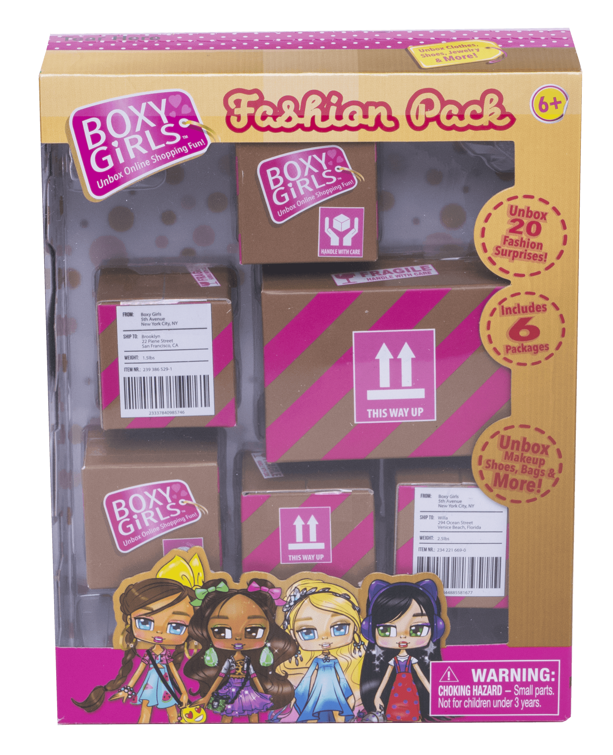 Boxy Girls Fashion Doll Willa Season 1 Includes 4 Packages to Unpack 6 for sale online 
