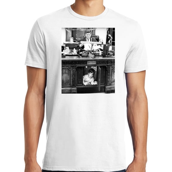 Big and Tall JFK and JFK Jr in the Oval Office