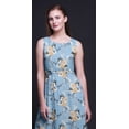 thumbnail image 4 of Bimba Floral Printed Women Sleeveless Gown Chic Style Long MaxiÂ&nbsp;Dress-Small, 4 of 5