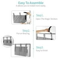 thumbnail image 2 of Bedside Storage Caddy, Bed Organizer Bed Storage Pocket Bedside Organizer Hanging Bed Storage Caddy for College Dorm Room, Hospital Bed Rails, Baby Bed, Camp, 2 of 7