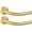 Brass, variant on Warm Gold Disc Curtain Rods, 84-144 Inches Window Curtain Rod,Adjustable Room Darkening Drapery Rod with Aluminum Finials and Brackets,Wrap Around Design