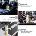 thumbnail image 3 of Sunflower Insulated Water Bottle with Straw & Cleaning Brush – 18oz | Leakproof, BPA-Free, 304 Stainless Steel, Wide Mouth, Travel Mug for Car, Gym, Office, Starry, Christmas Thanksgiving Gift, 3 of 5