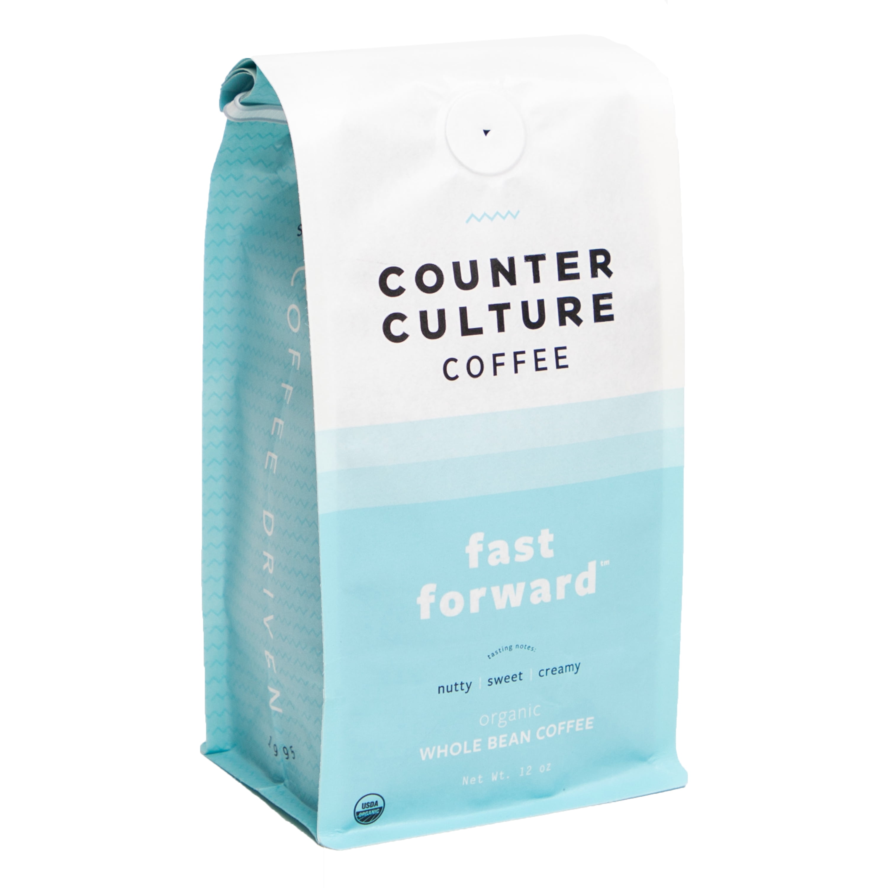 Counter Culture Coffee Fast Forward Blend, Organic, Medium Roast, Whole Bean Coffee, 12 oz