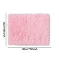 thumbnail image 5 of Ultra-soft plush carpet, 4'×6' pink non-slip long-pile floor rug, suitable for bedroom, living room, home decor, 5 of 7