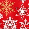 thumbnail image 4 of TIMIFIS Haut de Sarrau Rouge pour Femmes, Haut Cache-Cœur Imprimé de Noël pour les Fêtes, Chemise à Encolure, Bonhomme de Neige, Manches Courtes, Col en V, Tunique d'Infirmière pour le Travail, Blouse d'Uniforme de Travail avec Poches - Rouge Automne/hiver, 4 of 4