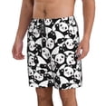 thumbnail image 2 of Honeii Cute Panda (3) Print Men's Casual Shorts with Drawstring,Swim Trunks Quick Dry Beach Shorts-Medium, 2 of 6