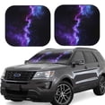 thumbnail image 1 of Saiise Purple And Blue Nebula for Foldable Car Sun Shades (2-Pack) Offer Sun Protection with an Easy-fold Design for Convenient Windshield Shading-Medium, 1 of 6