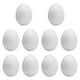 thumbnail image 1 of Huevos de espuma de poliestireno, huevos de Pascua blancos lisos para manualidades, huevos de imitación. 10 piezas 94 x 63 cm, 1 of 9