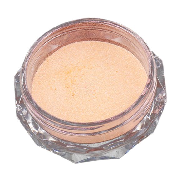 lionlar Chrome Nail Powder Iridescent Pearlescent Mirror Effect for Professionals Orange