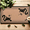 Hi-Bye Cat, variant on Bleum Cade Door Mat Outside Inside Home Doormat,Non-Slip Low Profile Front Door Mat ,Muddy Dirt Resist Stain Fade Door Mat for Outside Patio Porch,(18"x30",Home)