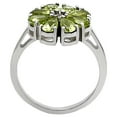 thumbnail image 5 of Natural Peridot & Zircon 925 Sterling Silver Ring s.8 Jewelry DGR1127_A_8 R-1031, 5 of 7
