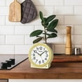 thumbnail image 3 of Seiko 4 inch Sussex II Beep Alarm Golden Traditional Analog Quartz Desk Clock QHE199GLH, 3 of 7