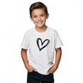 thumbnail image 2 of Tnhcen Girls and Boys Crew Neck Short Sleeve T Shirts Kids Summer Tops Basic Graphic Tees XS-XL, 2 of 5