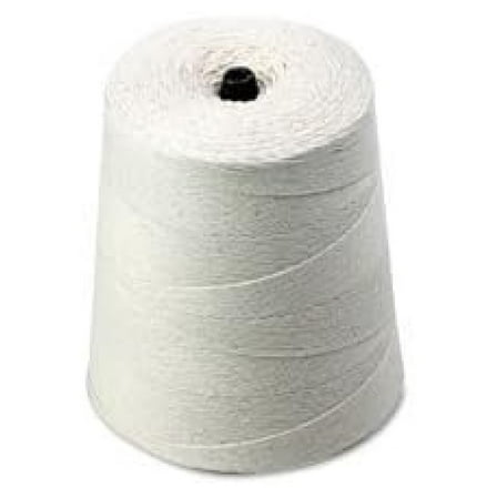 Packaging Twine, 4 Ply White, 2lb. Cone, 3,024 Yards