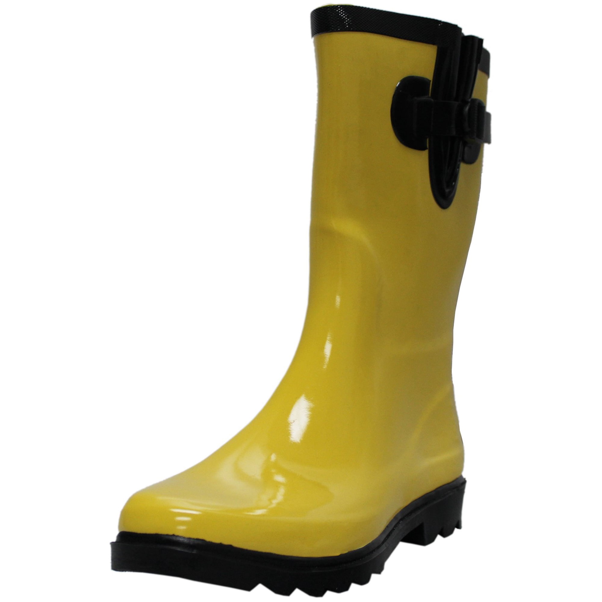 Tanleewa Adjustable Rubber Rain Boots for Women Waterproof Garden Boots ...