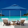thumbnail image 5 of 10'X10' Canopy Replacement Cover Gazebos & Pergolas Tent Shelter Sunshade Waterproof Roof Top Polyester Single/Double Tiered with Air Vent 300X300m F, 5 of 6