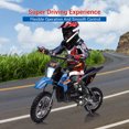 thumbnail image 3 of CazToi 36V 500W  Kids Electric Dirt Bike 15.5mph Off-Road Motorcycle Motocross Bike for Kids 14+, 3 of 7