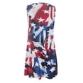 thumbnail image 5 of jsaierl Women's Summer Dress 2025 Print Maxi Dress Sleeveless Hawaiian Dress Crew Neck Hem Dress for Beach Vacation, 5 of 5