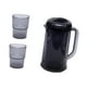 thumbnail image 4 of Jarra de agua de doble pared, ligera, con tapa, capacidad para 2 tazas. Gris, 4 of 9