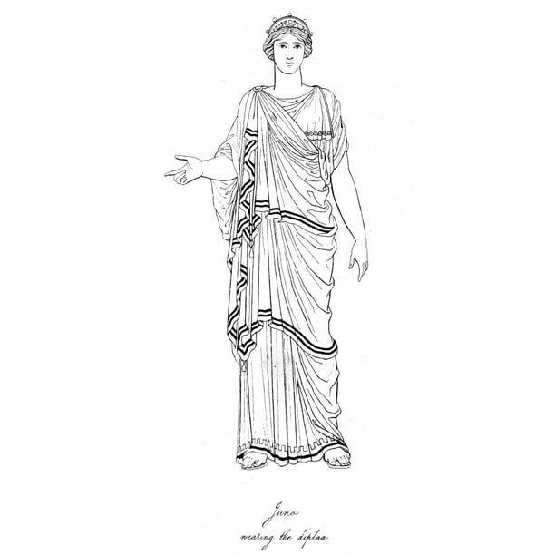 Mythology: Hera/Juno. /Nline Engraving, English, Early 19Th Century ...