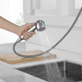 thumbnail image 3 of Kitchen Faucet Sprayer 2 Jets Shower Head Replacement Sprayer For Kitchen Mixer, Chrome, 3 of 4