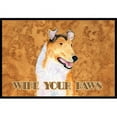 thumbnail image 1 of Carolines Treasures SS4903MAT 18 X 27 In. Collie Smooth Wipe Your Paws Indoor Or Outdoor Mat, 1 of 4