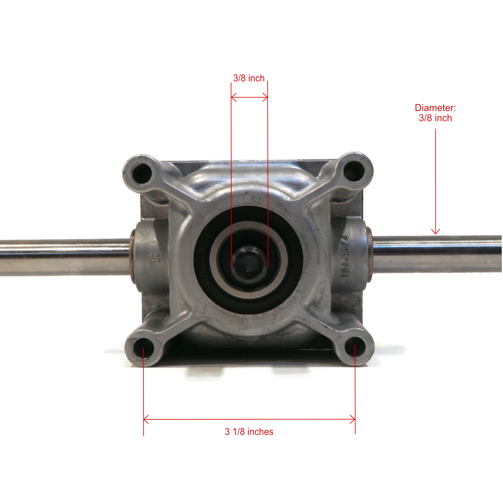 Toro | OEM Transmission Axle 106-3955 / 104-8696 For FWD Push LawnMower Lawn Mower. TRS Part Number: 101157 - image 2 of 8