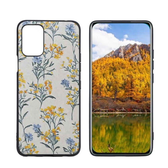 Compatible with LG K62 Phone Case, Flowers-16 Case Men Women, Flexible Silicone Shockproof Case for LG K62