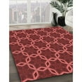 thumbnail image 3 of Ahgly Company Machine Washable Indoor Rectangle Transitional Grapefruit Red Area Rugs, 5' x 8', 3 of 7