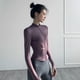 thumbnail image 4 of Chaqueta deportiva de manga larga de secado rápido para mujer, chaqueta ajustada y ajustada, para correr, ropa de fitness popular, otoño e invierno, 4 of 6
