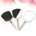 thumbnail image 3 of Handheld Mirror with Handle Bathroom Mirror Wall Mounted with Hook Hole for Vanity Makeup Home Salon Travel Use(Random Color), 3 of 8