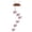 Red, variant on Wind Chimes for Outdoor Yard Garden Solar Powered Flying Pig Home Changing Colors, 62 cm, Red