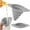 Grey, variant on Food grade silicone foldable funnel green 12 * 8,Cake shaping and baking,Baking supplies,Silicone