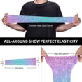 thumbnail image 3 of Kdxio Multicolor Glitter Print UV Sun Protection Arm Sleeves - Tattoo Cover Up - Basketball Arm Sleeve UPF 50 Cooling for Men Women, 3 of 7