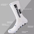 thumbnail image 3 of Calcetines deportivos ligeros SpotWhite 4Pares Blanco 6-12.5US TapeDesign Calcetines Tubo Medio Algodón., 3 of 3