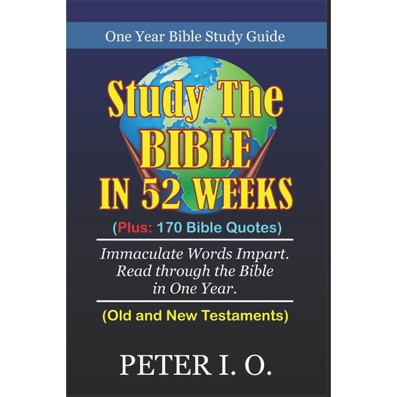 One Year Bible Study Guide: Plus: 170 Bible Quotes, (Paperback)