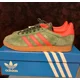 thumbnail image 2 of Adi-das Gazelle Shoes US Men's Size 9 Collegiate Green / Preloved Red / Gum. New, 2 of 6
