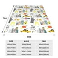 thumbnail image 3 of Honeii New York Print Fleece Blanket - Throw Blanket for Bed, Sofa, Couch, Camping, and Travel , Microplush Ultra Soft Warm Blanket-50"x40", 3 of 7